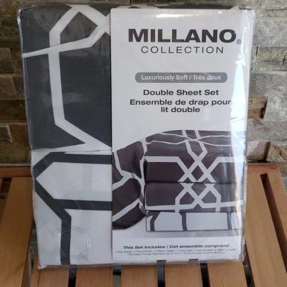 Millano Chandler 4-Piece Sheet Set - Picture 3 of 4